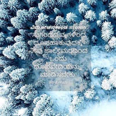Picture 04 - ವಿಮೋಚನಕಾಂಡ 30:1 KANIRV -  - Bible Verse Picture