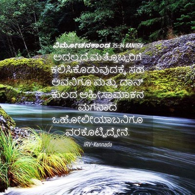 Picture 04 - ವಿಮೋಚನಕಾಂಡ 35:34 KANIRV - ಅದಲ್ಲದೆ - Bible Verse Picture