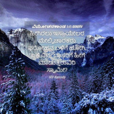Picture 04 - ವಿಮೋಚನಕಾಂಡ 5:15 KANIRV - ಹೀಗಿರಲು ಇಸ್ರಾಯೇಲರ - Bible Verse Picture