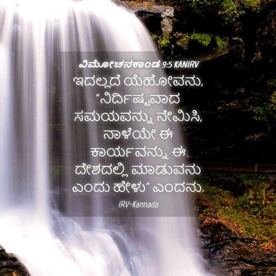 Picture 04 - ವಿಮೋಚನಕಾಂಡ 9:5 KANIRV - ಇದಲ್ಲದೆ ಯೆಹೋವನು, - Bible Verse Picture