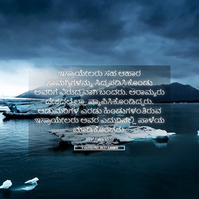 Picture 05 - 1 ಅರಸುಗಳು 20:27 KANIRV - ಇಸ್ರಾಯೇಲರು ಸಹ - Bible Verse Picture