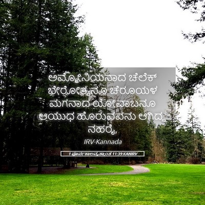 Picture 05 - 1 ಪೂರ್ವಕಾಲವೃತ್ತಾಂತ 11:39 KANIRV - ಅಮ್ಮೋನಿಯನಾದ - Bible Verse Picture