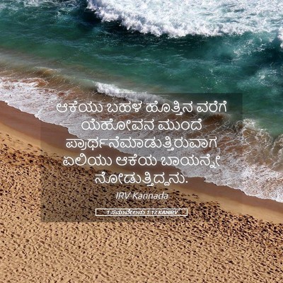Picture 05 - 1 ಸಮುವೇಲನು 1:12 KANIRV - ಆಕೆಯು ಬಹಳ ಹೊತ್ತಿನ - Bible Verse Picture