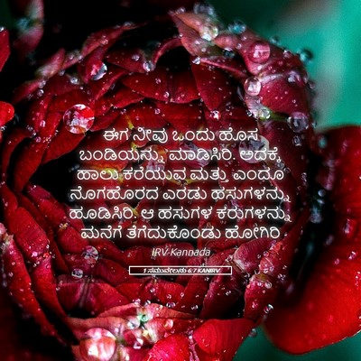 Picture 05 - 1 ಸಮುವೇಲನು 6:7 KANIRV - ಈಗ ನೀವು ಒಂದು ಹೊಸ - Bible Verse Picture