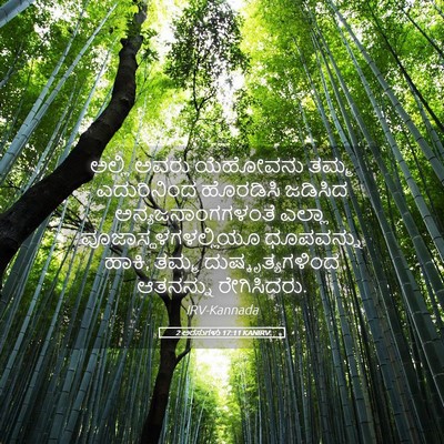 Picture 05 - 2 ಅರಸುಗಳು 17:11 KANIRV - ಅಲ್ಲಿ ಅವರು - Bible Verse Picture