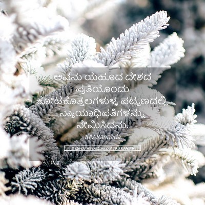 Picture 05 - 2 ಪೂರ್ವಕಾಲವೃತ್ತಾಂತ 19:5 KANIRV - ಅವನು ಯೆಹೂದ ದೇಶದ - Bible Verse Picture