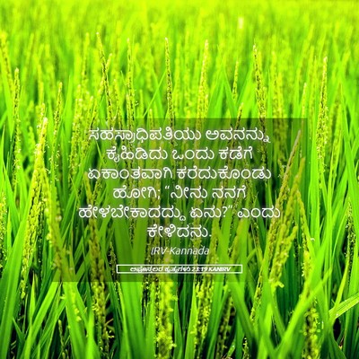 Picture 05 - ಅಪೊಸ್ತಲರ ಕೃತ್ಯಗಳು 23:19 KANIRV - ಸಹಸ್ರಾಧಿಪತಿಯು - Bible Verse Picture