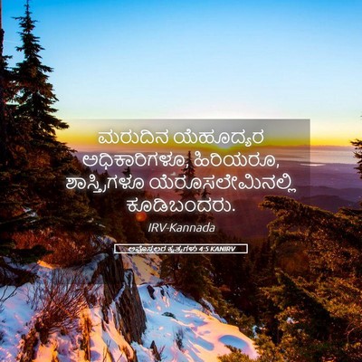 Picture 05 - ಅಪೊಸ್ತಲರ ಕೃತ್ಯಗಳು 4:5 KANIRV - ಮರುದಿನ ಯೆಹೂದ್ಯರ - Bible Verse Picture