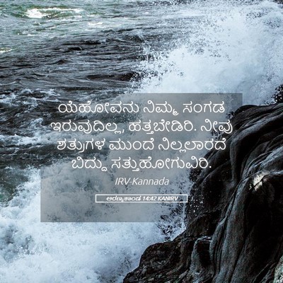 Picture 05 - ಅರಣ್ಯಕಾಂಡ 14:42 KANIRV - ಯೆಹೋವನು ನಿಮ್ಮ - Bible Verse Picture