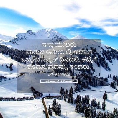 Picture 05 - ಅರಣ್ಯಕಾಂಡ 15:32 KANIRV - ಇಸ್ರಾಯೇಲರು - Bible Verse Picture