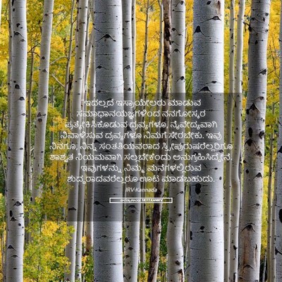 Picture 05 - ಅರಣ್ಯಕಾಂಡ 18:11 KANIRV - “ಇದಲ್ಲದೆ - Bible Verse Picture