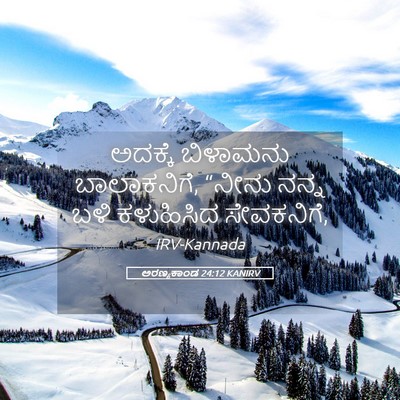 Picture 05 - ಅರಣ್ಯಕಾಂಡ 24:12 KANIRV - ಅದಕ್ಕೆ ಬಿಳಾಮನು - Bible Verse Picture