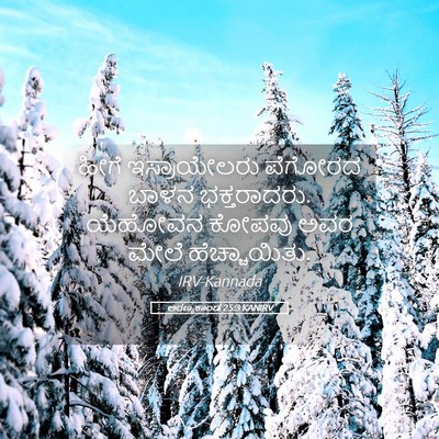 Picture 05 - ಅರಣ್ಯಕಾಂಡ 25:3 KANIRV - ಹೀಗೆ ಇಸ್ರಾಯೇಲರು - Bible Verse Picture