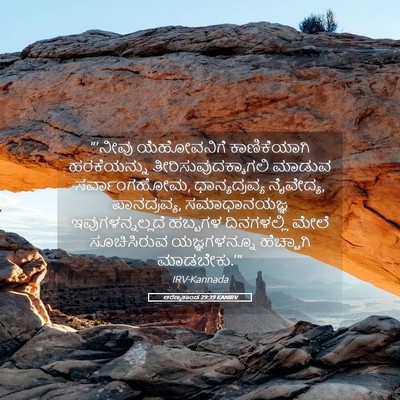 Picture 05 - ಅರಣ್ಯಕಾಂಡ 29:39 KANIRV - “‘ನೀವು ಯೆಹೋವನಿಗೆ - Bible Verse Picture