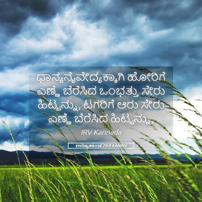 Picture 05 - ಅರಣ್ಯಕಾಂಡ 29:9 KANIRV -  - Bible Verse Picture
