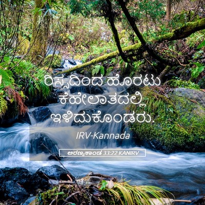 Picture 05 - ಅರಣ್ಯಕಾಂಡ 33:22 KANIRV - ರಿಸ್ಸದಿಂದ ಹೊರಟು - Bible Verse Picture
