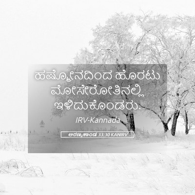 Picture 05 - ಅರಣ್ಯಕಾಂಡ 33:30 KANIRV - ಹಷ್ಮೋನದಿಂದ ಹೊರಟು - Bible Verse Picture