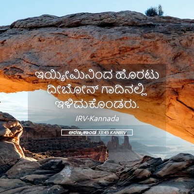 Picture 05 - ಅರಣ್ಯಕಾಂಡ 33:45 KANIRV - ಇಯ್ಯೀಮಿನಿಂದ ಹೊರಟು - Bible Verse Picture