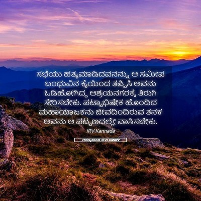 Picture 05 - ಅರಣ್ಯಕಾಂಡ 35:25 KANIRV - ಸಭೆಯು - Bible Verse Picture