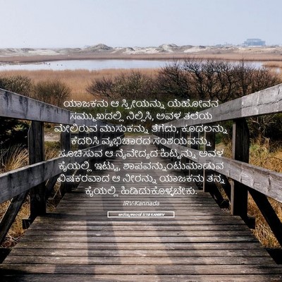 Picture 05 - ಅರಣ್ಯಕಾಂಡ 5:18 KANIRV - ಯಾಜಕನು ಆ - Bible Verse Picture