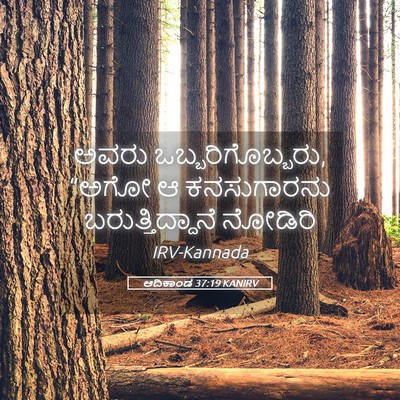 Picture 05 - ಆದಿಕಾಂಡ 37:19 KANIRV - ಅವರು - Bible Verse Picture