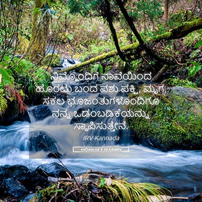 Picture 05 - ಆದಿಕಾಂಡ 9:10 KANIRV - ನಿಮ್ಮೊಂದಿಗೆ - Bible Verse Picture