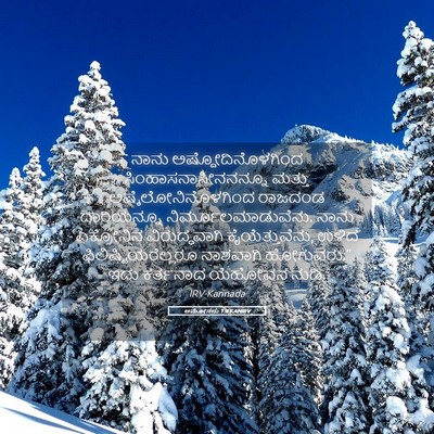 Picture 05 - ಆಮೋಸನು 1:8 KANIRV - ನಾನು - Bible Verse Picture