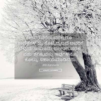 Picture 05 - ಎಜ್ರನು 1:6 KANIRV - ಅವರ ನೆರೆಯವರೆಲ್ಲರೂ - Bible Verse Picture