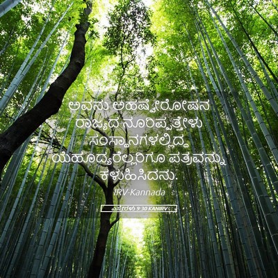 Picture 05 - ಎಸ್ತೇರಳು 9:30 KANIRV - ಅವನು ಅಹಷ್ವೇರೋಷನ - Bible Verse Picture