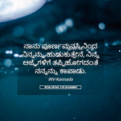 Picture 05 - ಕೀರ್ತನೆಗಳು 119:10 KANIRV - ನಾನು - Bible Verse Picture