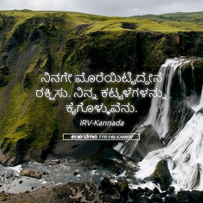 Picture 05 - ಕೀರ್ತನೆಗಳು 119:146 KANIRV - ನಿನಗೇ - Bible Verse Picture