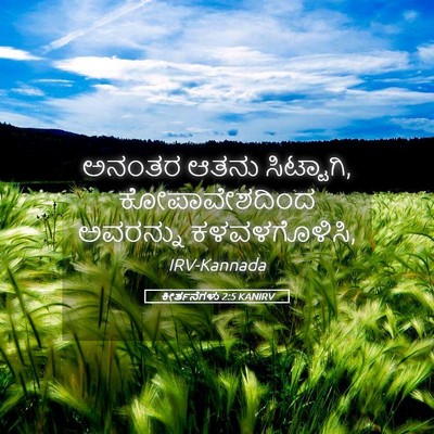 Picture 05 - ಕೀರ್ತನೆಗಳು 2:5 KANIRV - ಅನಂತರ ಆತನು - Bible Verse Picture