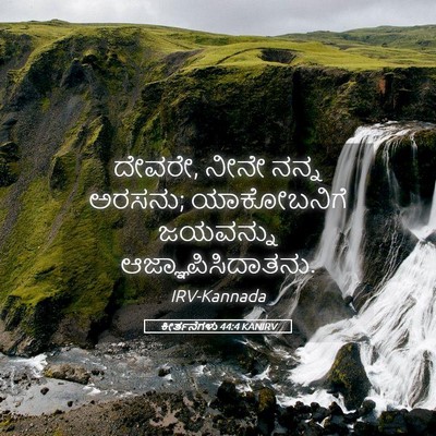Picture 05 - ಕೀರ್ತನೆಗಳು 44:4 KANIRV - ದೇವರೇ, ನೀನೇ ನನ್ನ - Bible Verse Picture