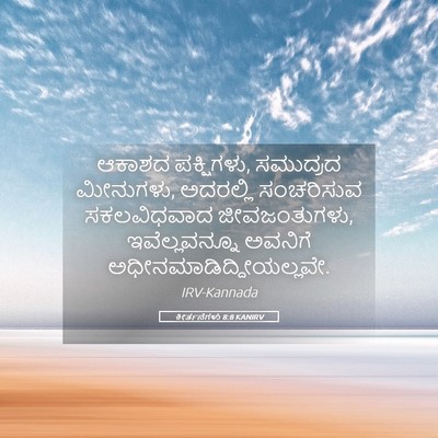 Picture 05 - ಕೀರ್ತನೆಗಳು 8:8 KANIRV - ಆಕಾಶದ ಪಕ್ಷಿಗಳು, - Bible Verse Picture