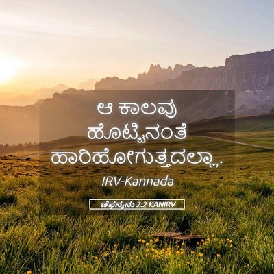 Picture 05 - ಚೆಫನ್ಯನು 2:2 KANIRV - ಆ ಕಾಲವು - Bible Verse Picture