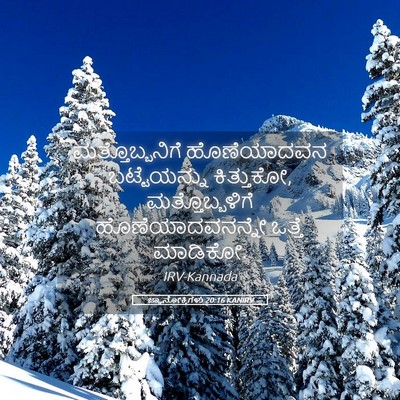 Picture 05 - ಜ್ಞಾನೋಕ್ತಿಗಳು 20:16 KANIRV - ಮತ್ತೊಬ್ಬನಿಗೆ - Bible Verse Picture