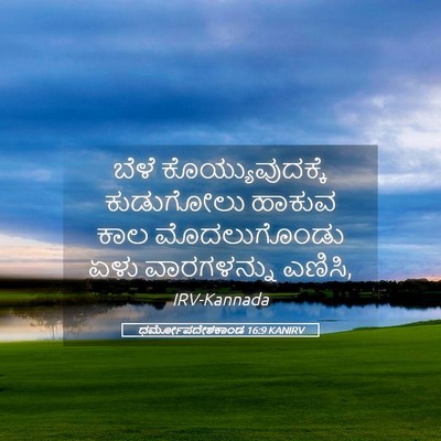 Picture 05 - ಧರ್ಮೋಪದೇಶಕಾಂಡ 16:9 KANIRV - ಬೆಳೆ - Bible Verse Picture