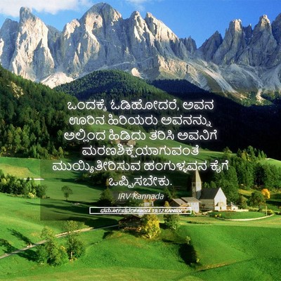 Picture 05 - ಧರ್ಮೋಪದೇಶಕಾಂಡ 19:12 KANIRV - ಒಂದಕ್ಕೆ ಓಡಿಹೋದರೆ, - Bible Verse Picture