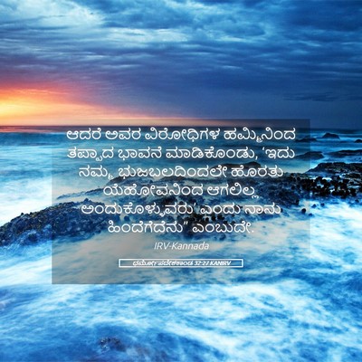 Picture 05 - ಧರ್ಮೋಪದೇಶಕಾಂಡ 32:27 KANIRV - ಆದರೆ ಅವರ ವಿರೋಧಿಗಳ - Bible Verse Picture