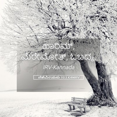 Picture 05 - ನೆಹೆಮೀಯನು 10:5 KANIRV - ಹಾರಿಮ್, ಮೆರೇಮೋತ್, - Bible Verse Picture