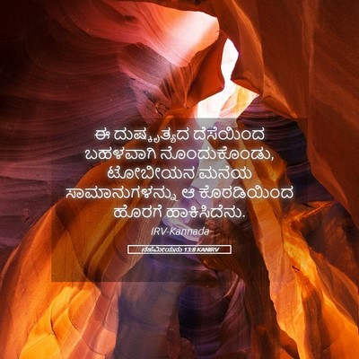 Picture 05 - ನೆಹೆಮೀಯನು 13:8 KANIRV - ಈ ದುಷ್ಕೃತ್ಯದ - Bible Verse Picture