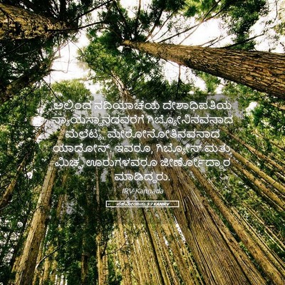 Picture 05 - ನೆಹೆಮೀಯನು 3:7 KANIRV - ಅಲ್ಲಿಂದ ನದಿಯಾಚೆಯ - Bible Verse Picture
