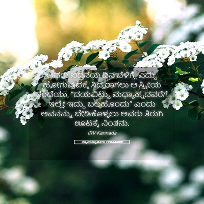 Picture 05 - ನ್ಯಾಯಸ್ಥಾಪಕರು 19:8 KANIRV - ಅವರು ಐದನೆಯ ದಿನ - Bible Verse Picture