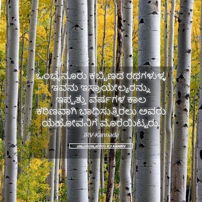 Picture 05 - ನ್ಯಾಯಸ್ಥಾಪಕರು 4:3 KANIRV - ಒಂಭೈನೂರು ಕಬ್ಬಿಣದ - Bible Verse Picture