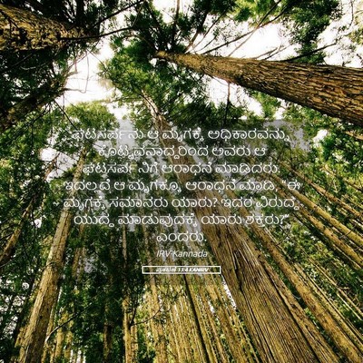Picture 05 - ಪ್ರಕಟಣೆ 13:4 KANIRV - ಘಟಸರ್ಪನು ಆ - Bible Verse Picture