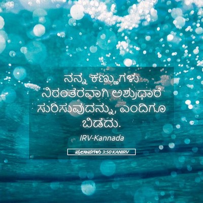 Picture 05 - ಪ್ರಲಾಪಗಳು 3:50 KANIRV - ನನ್ನ ಕಣ್ಣುಗಳು - Bible Verse Picture