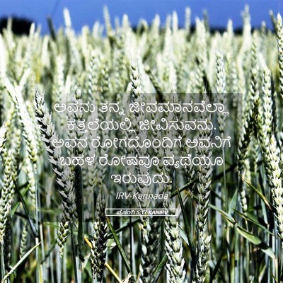 Picture 05 - ಪ್ರಸಂಗಿ 5:17 KANIRV - ಅವನು ತನ್ನ - Bible Verse Picture