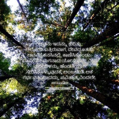 Picture 05 - ಮತ್ತಾಯನು 1:20 KANIRV - ಅವನು ಇದನ್ನು - Bible Verse Picture