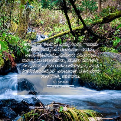 Picture 05 - ಮಾರ್ಕನು 14:57 KANIRV - ತರುವಾಯ ಕೆಲವರು - Bible Verse Picture