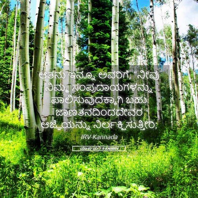 Picture 05 - ಮಾರ್ಕನು 7:9 KANIRV - ಆತನು ಇನ್ನೂ ಅವರಿಗೆ, - Bible Verse Picture